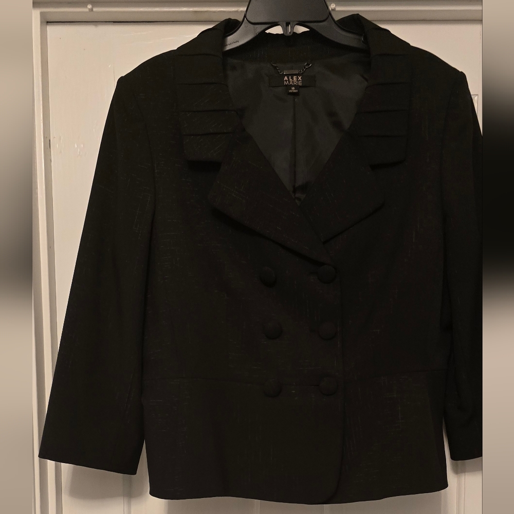 Alex Marie evening double breasted jacket size 16